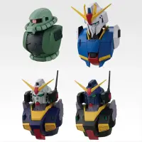 D賞 MS頭部造型磁鐵(全4種隨機) 約5cm