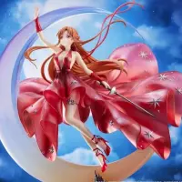 A賞 eStream 刀劍神域 無星夜的詠嘆調 亞絲娜 水晶禮服 1/7 PVC