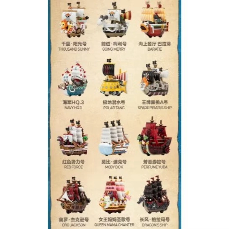 草帽船の精靈賞品輪播圖