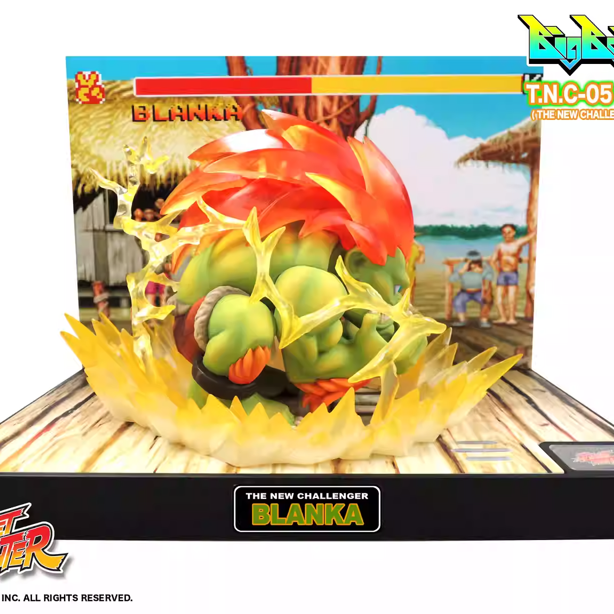 BigBoysToys 快打旋風 街霸T.N.C-05 野人 BLANKA 布蘭卡