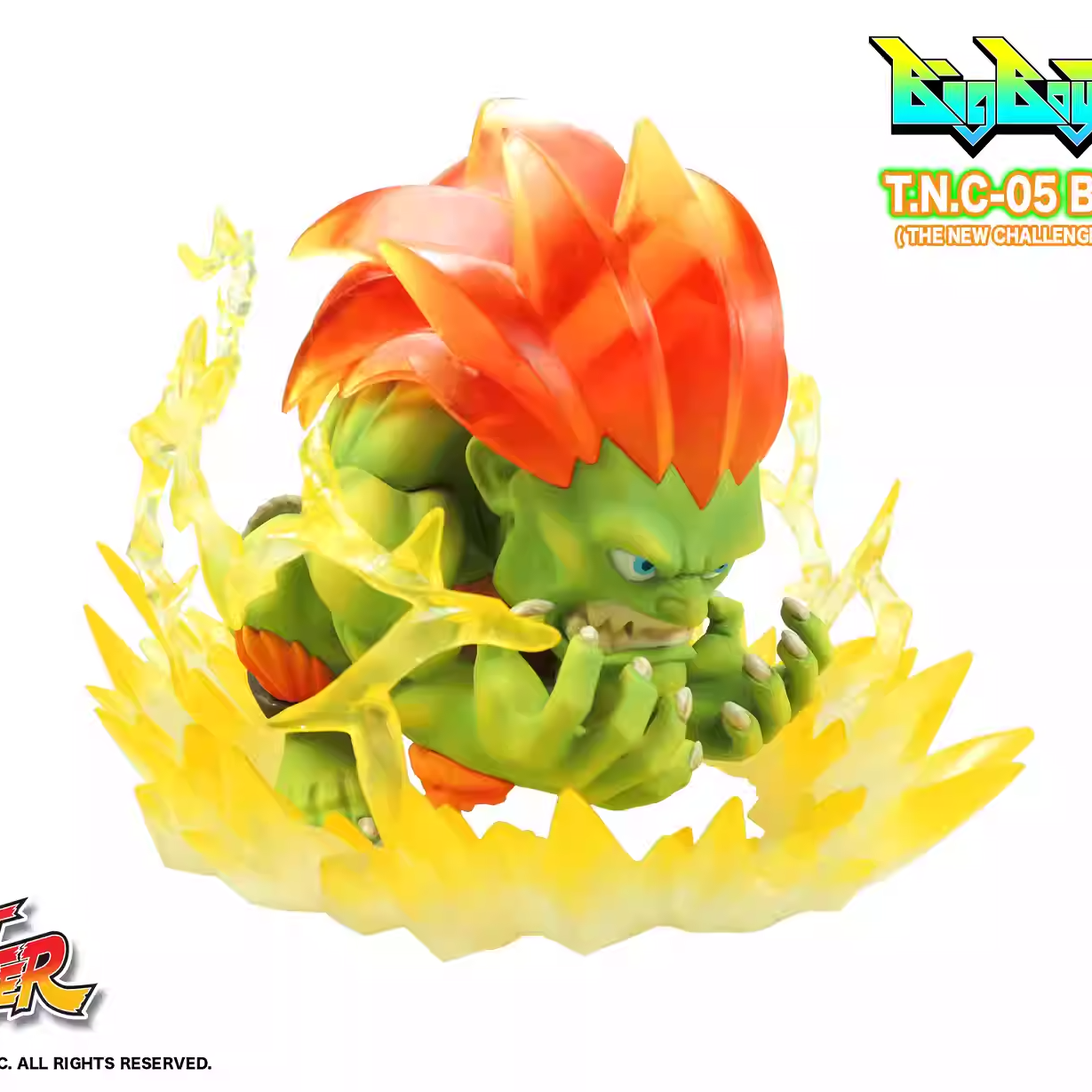 BigBoysToys 快打旋風 街霸T.N.C-05 野人 BLANKA 布蘭卡輪播圖