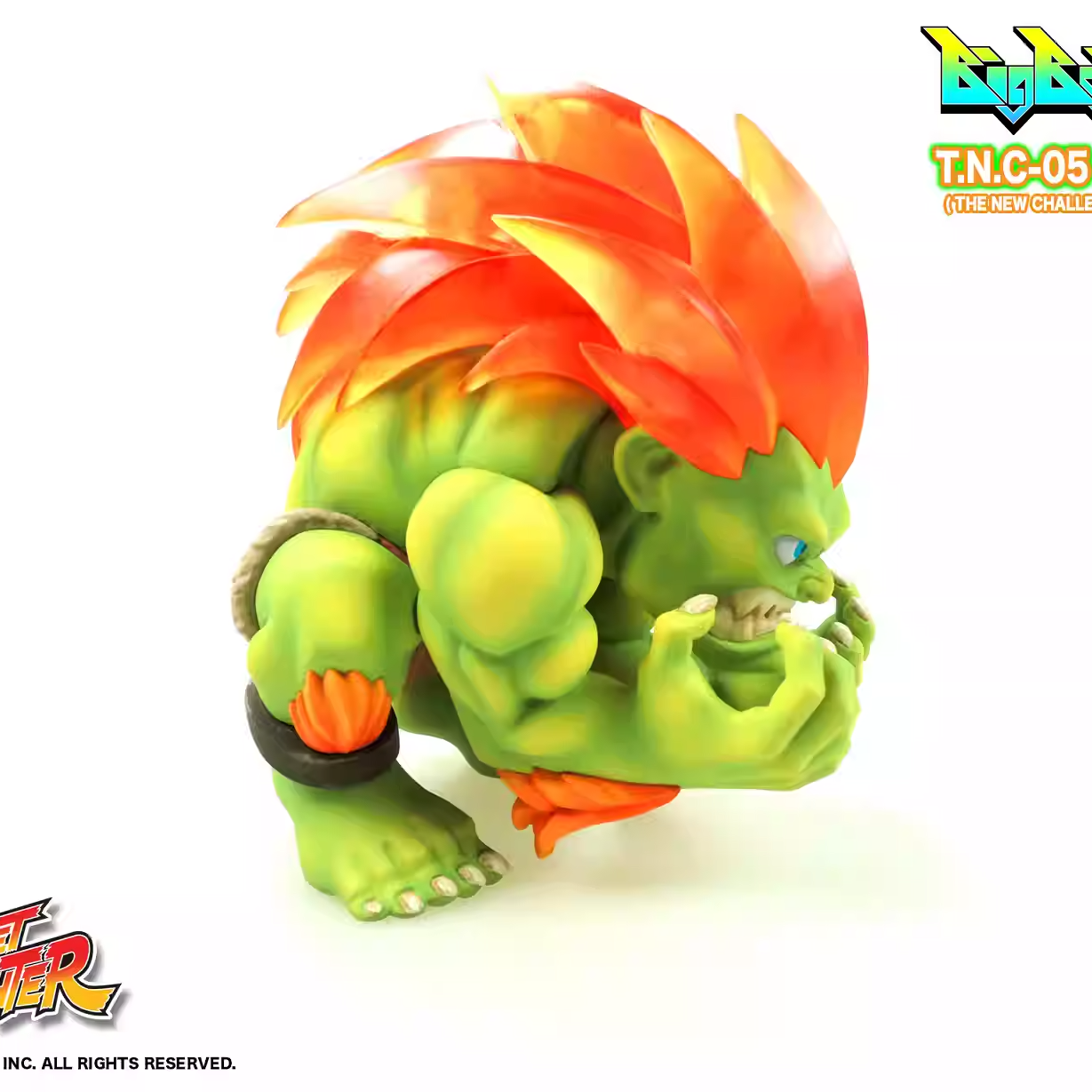 BigBoysToys 快打旋風 街霸T.N.C-05 野人 BLANKA 布蘭卡輪播圖