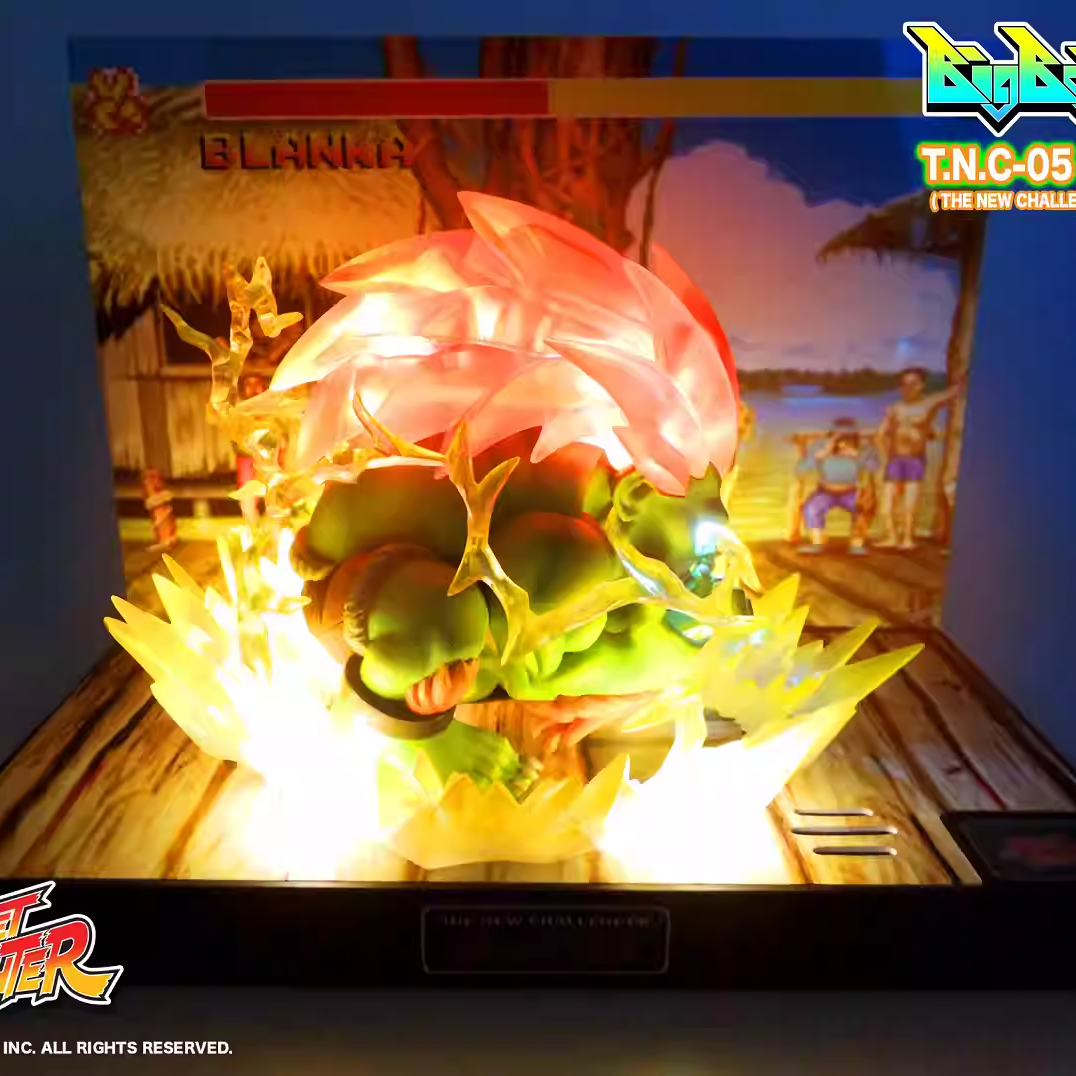 BigBoysToys 快打旋風 街霸T.N.C-05 野人 BLANKA 布蘭卡輪播圖