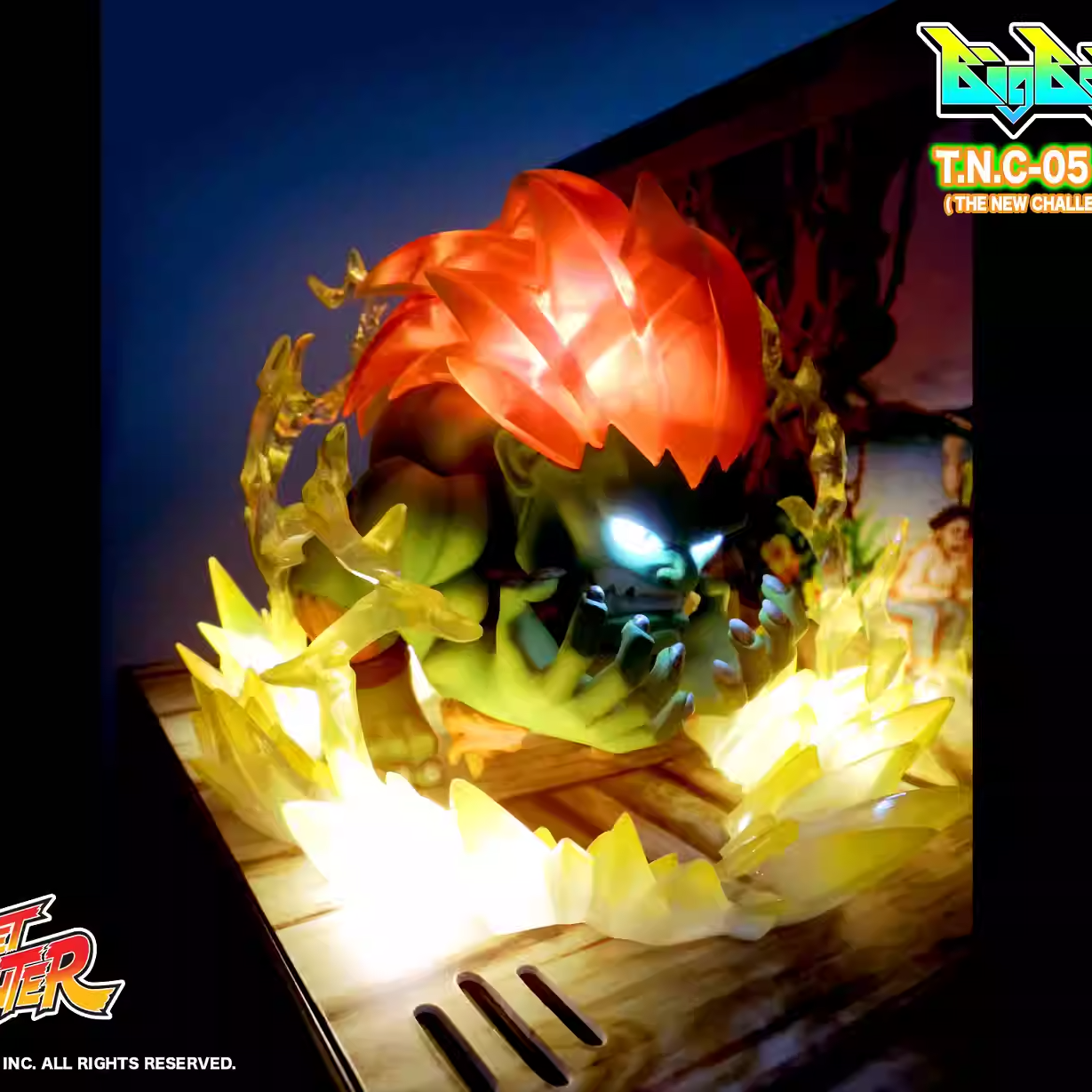 BigBoysToys 快打旋風 街霸T.N.C-05 野人 BLANKA 布蘭卡輪播圖