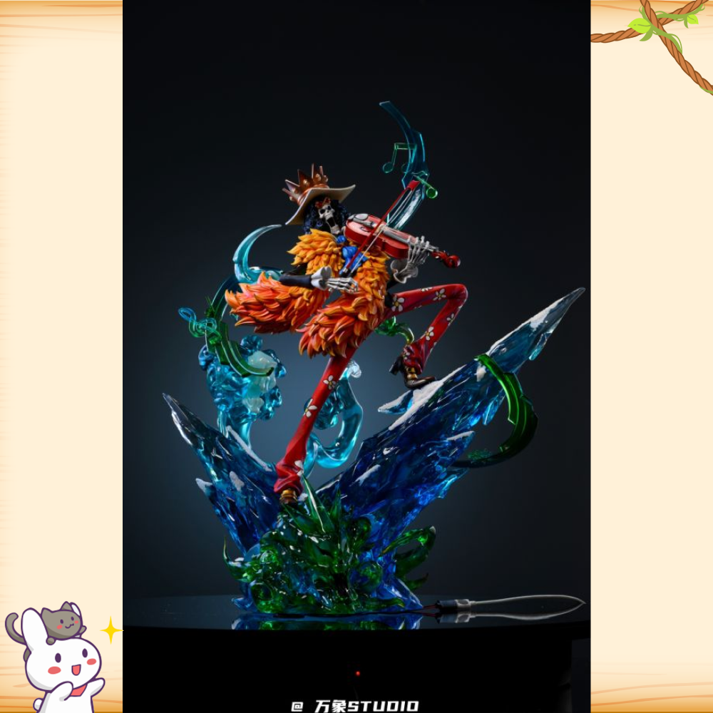 萬象工作室 > 海賊王 > 1/6 靈魂之王 布魯克 (雙頭雕)輪播圖