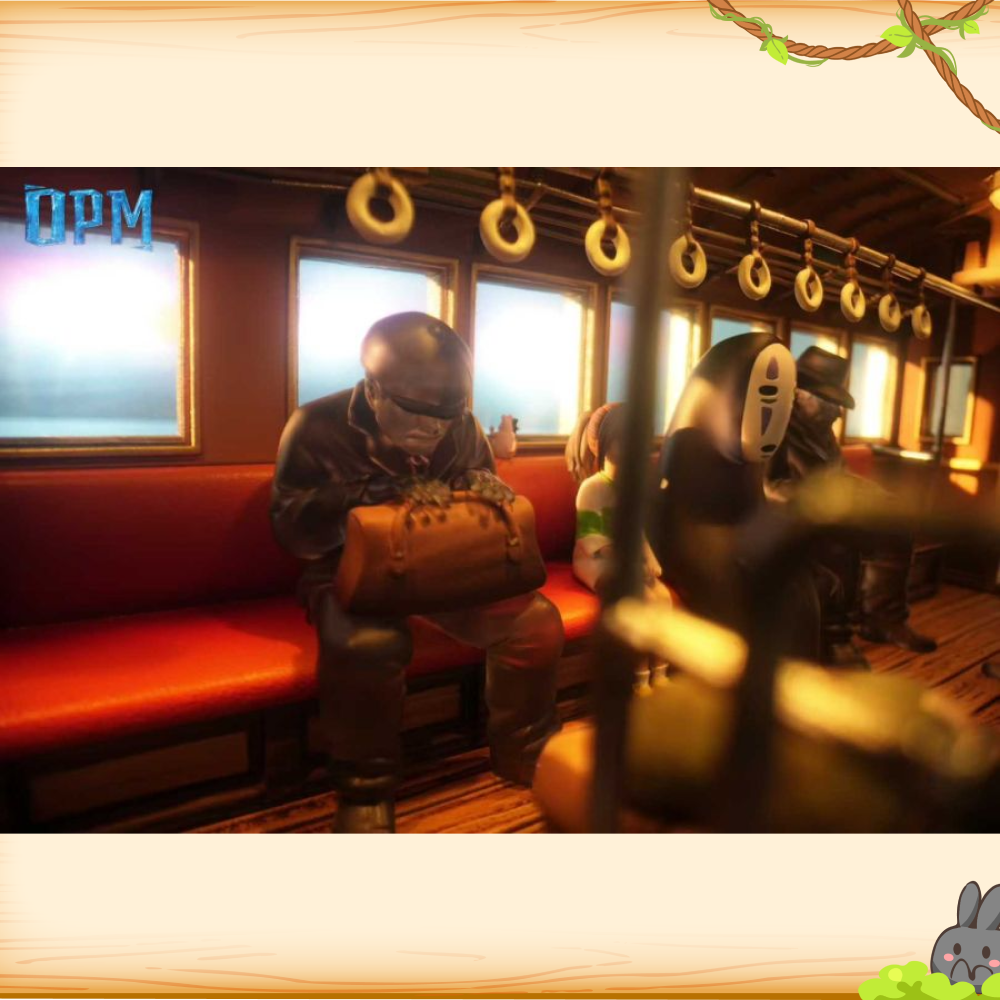 OPM-Studio > 宮崎駿 > 桌面場景系列011 千與千尋 海上列車輪播圖