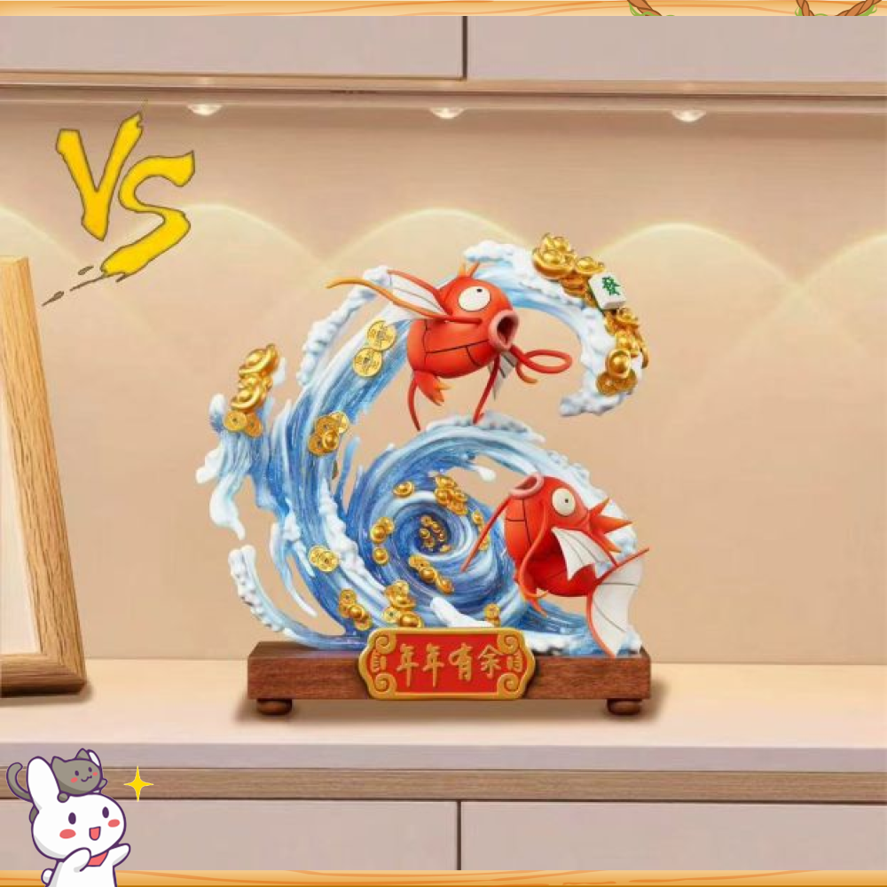 VS模玩 > 寶可夢 > 家居系列17 招財雙鯉魚王戲水 (雙版本)