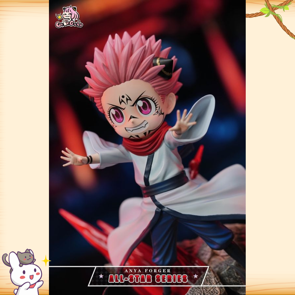 GuluGulu咕嚕咕嚕 > SPYxFAMILY間諜家家酒cos咒術迴戰 > 第二彈 安妮亞cos宿儺 (雙版本)輪播圖