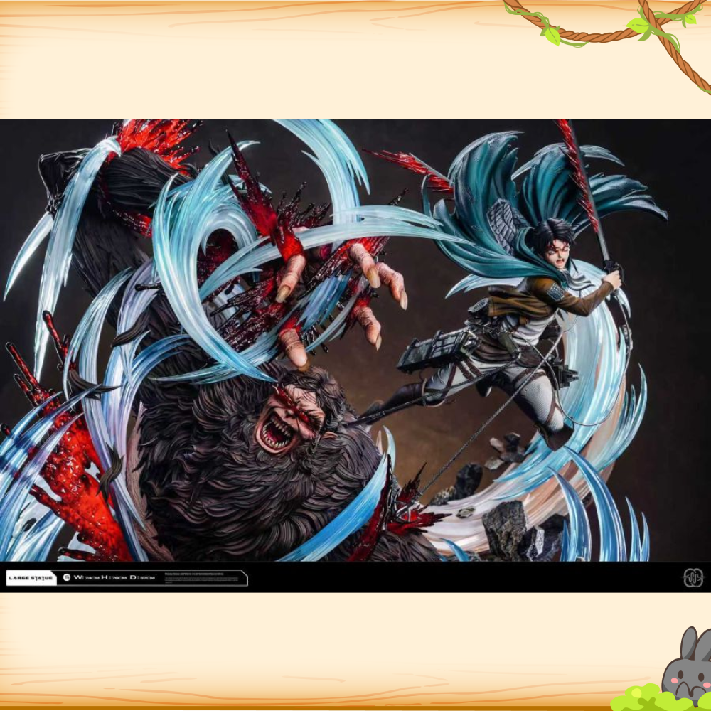 Hertz-Studio > 進擊的巨人 > 兵長 里維·阿卡曼vs獸之巨人 吉克·葉卡 2.0輪播圖