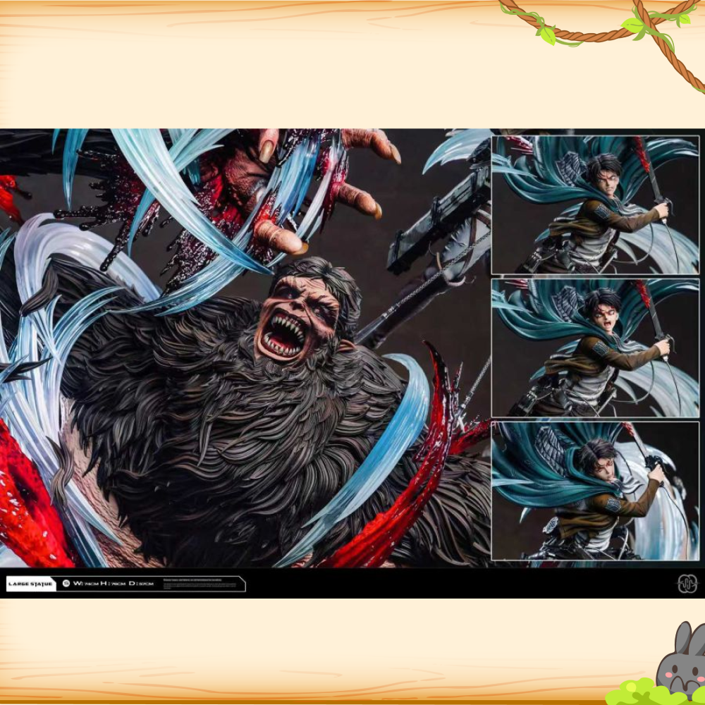 Hertz-Studio > 進擊的巨人 > 兵長 里維·阿卡曼vs獸之巨人 吉克·葉卡 2.0輪播圖