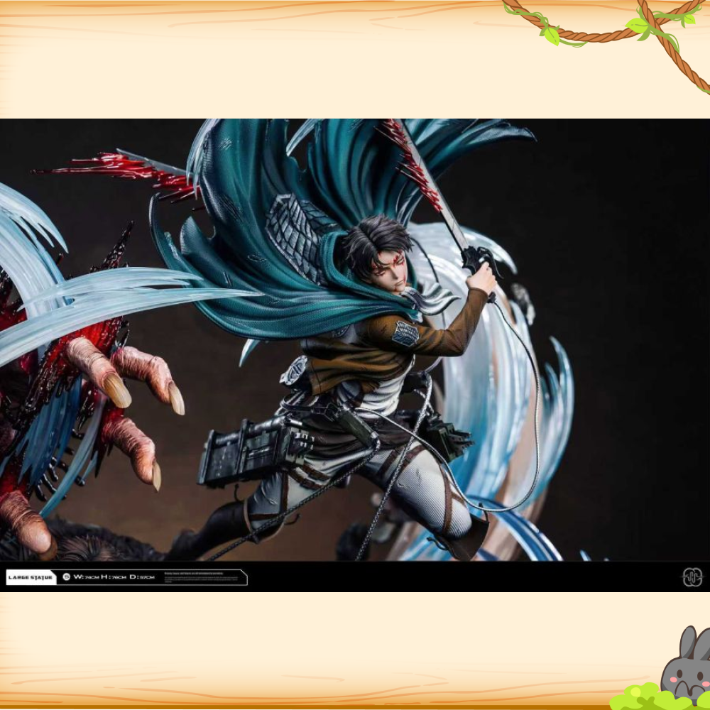 Hertz-Studio > 進擊的巨人 > 兵長 里維·阿卡曼vs獸之巨人 吉克·葉卡 2.0輪播圖