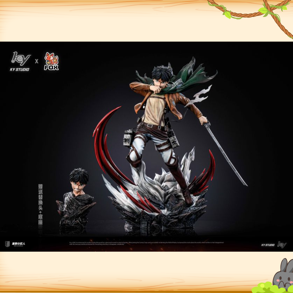 ky工作室 & fox工作室 > 進擊的巨人 > 1/6 第一彈 艾連輪播圖