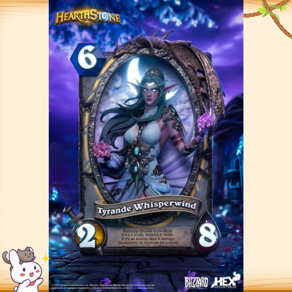 《正版授權》Blizzard暴雪 > 爐石戰記 > 卡牌藝術雕像 泰蘭妲·語風