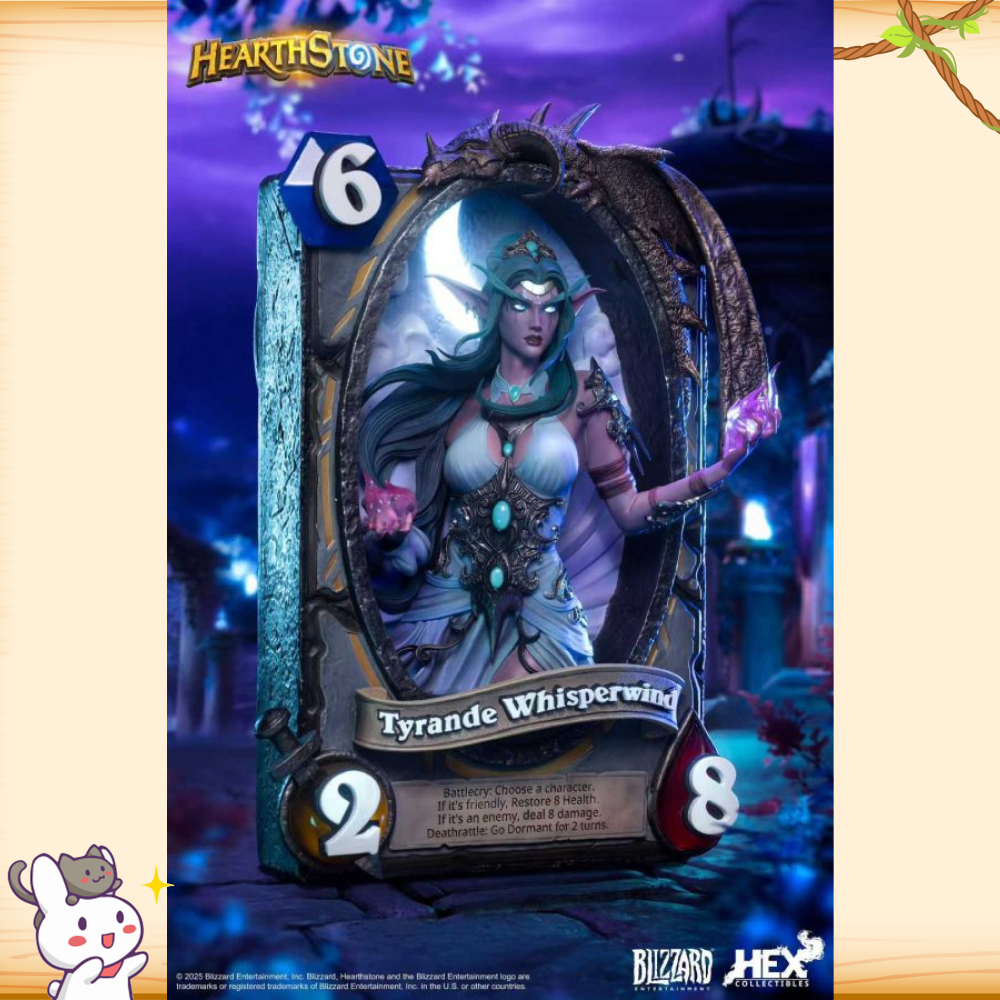 《正版授權》Blizzard暴雪 > 爐石戰記 > 卡牌藝術雕像 泰蘭妲·語風輪播圖