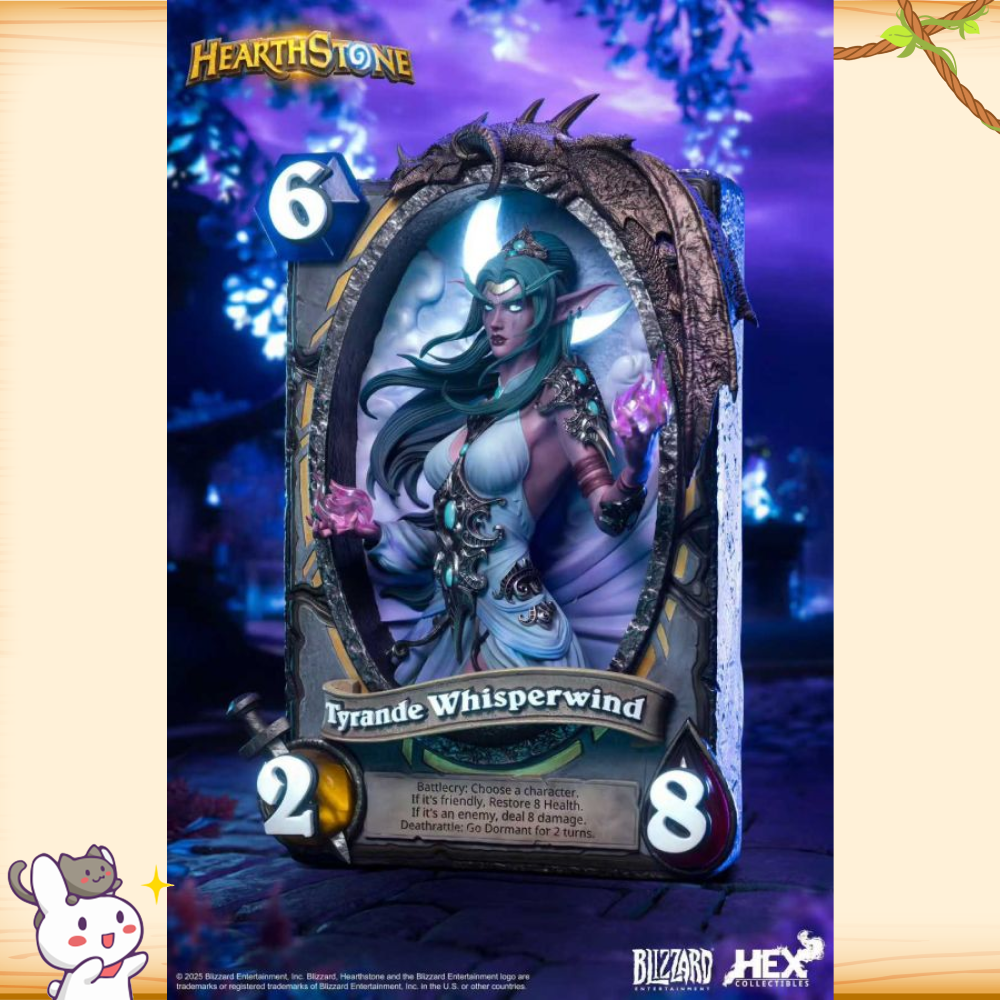 《正版授權》Blizzard暴雪 > 爐石戰記 > 卡牌藝術雕像 泰蘭妲·語風輪播圖