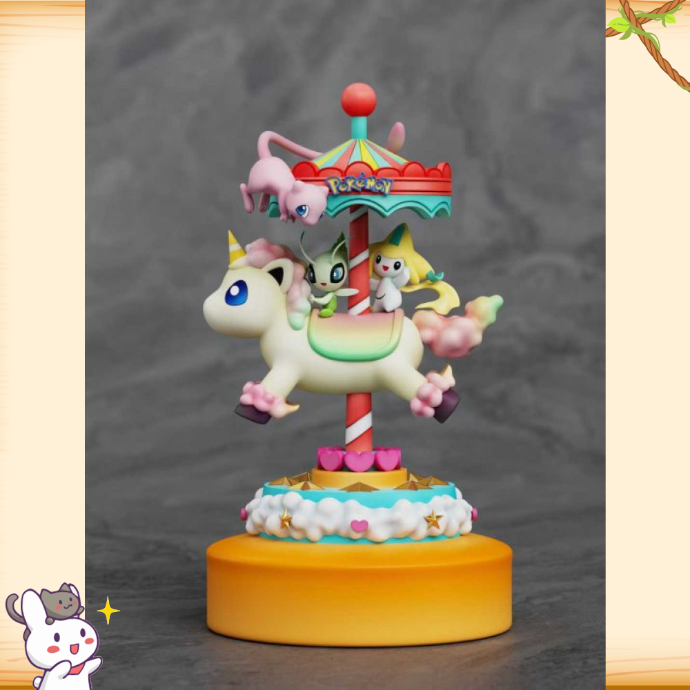 太陽工作室 > 寶可夢 > 遊樂園系列 旋轉木馬第七彈 三幻獸輪播圖