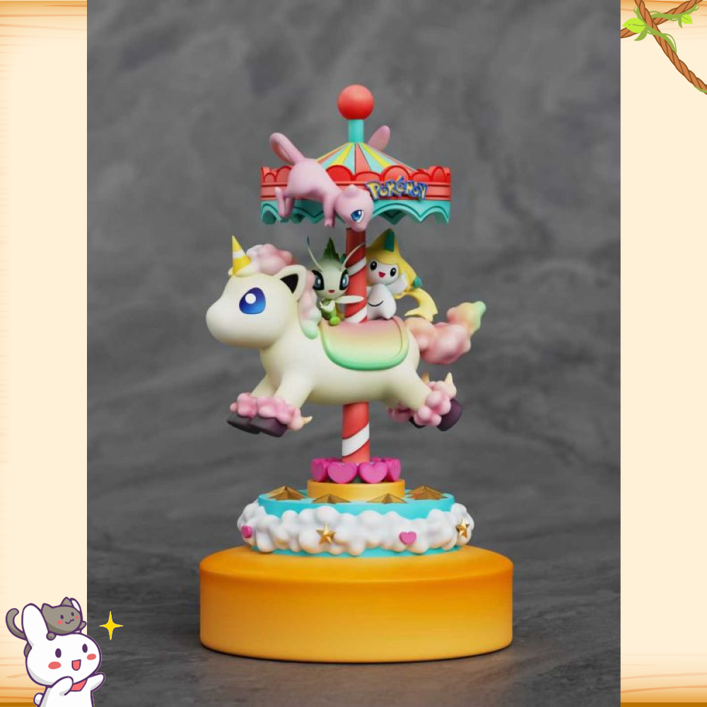 太陽工作室 > 寶可夢 > 遊樂園系列 旋轉木馬第七彈 三幻獸輪播圖