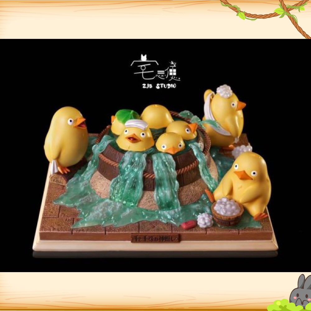 宅急便工作室 > 宮崎駿 > 神隱少女 生態場景《小黃鴨泡澡記》