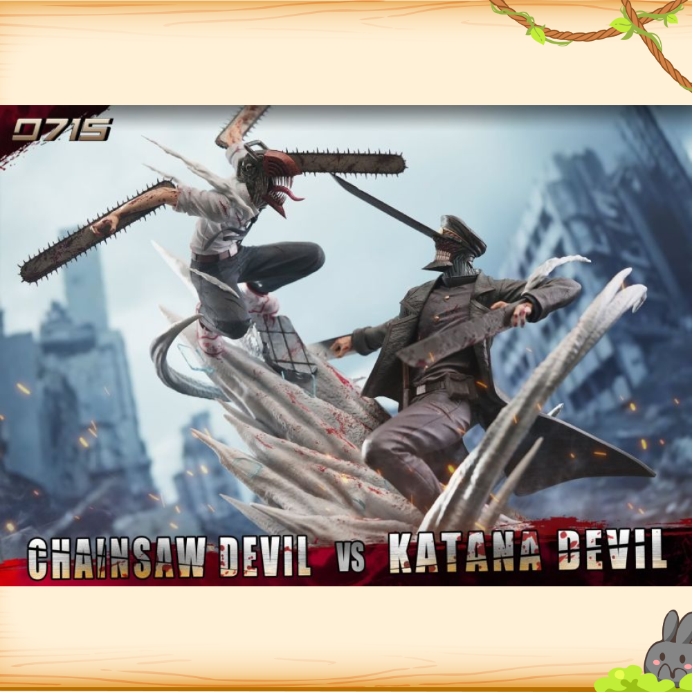 0715-Studio > 鏈鋸人 > 對戰系列 淀治vs刀之惡魔輪播圖