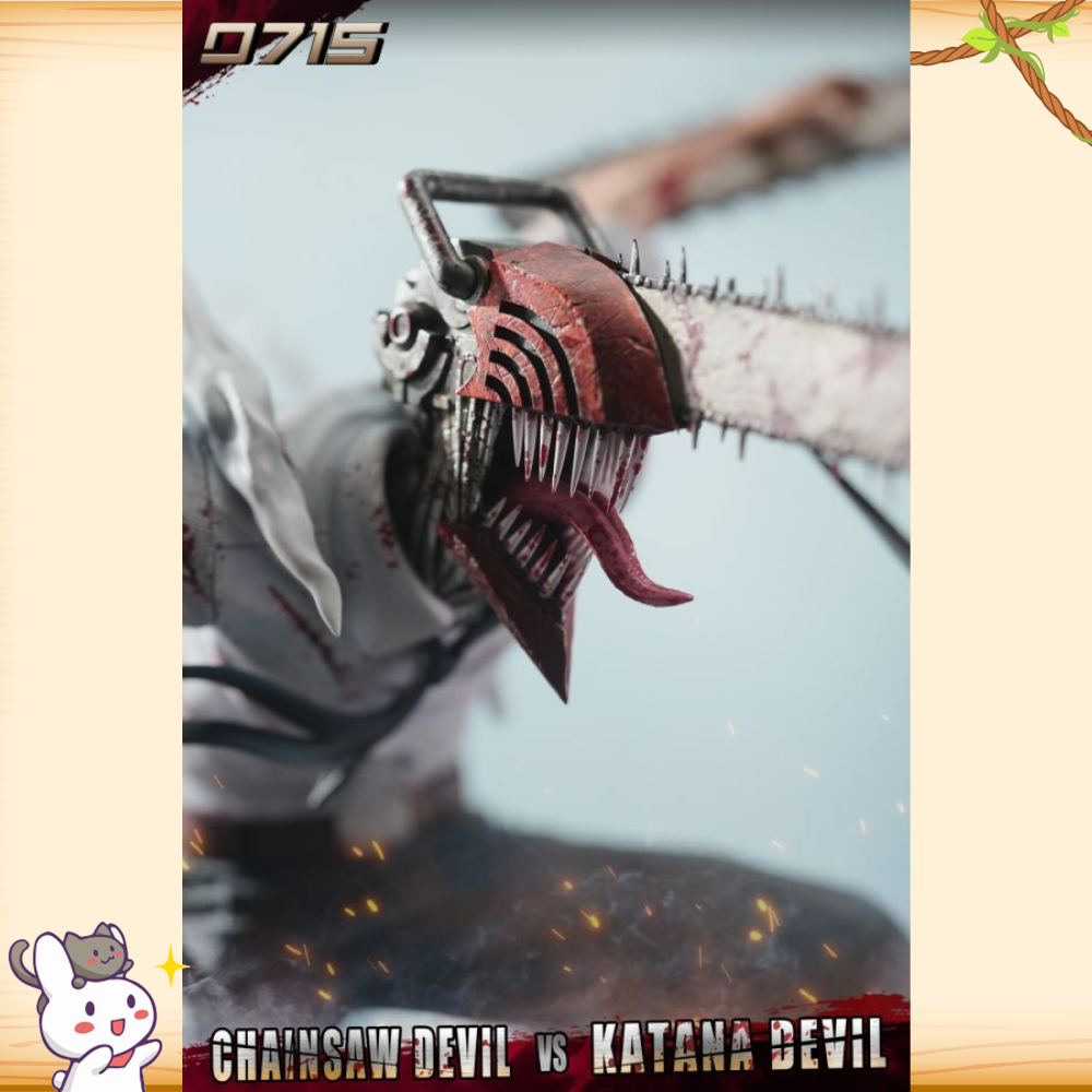 0715-Studio > 鏈鋸人 > 對戰系列 淀治vs刀之惡魔輪播圖