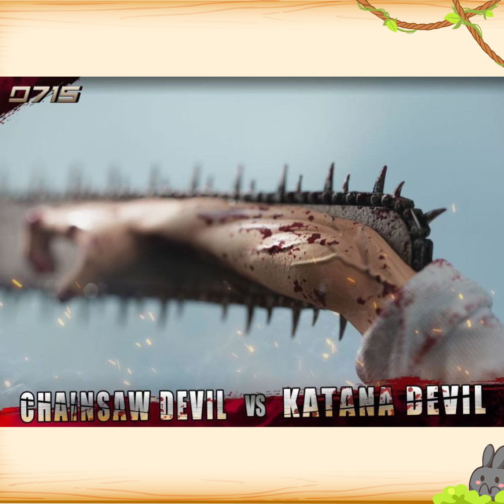 0715-Studio > 鏈鋸人 > 對戰系列 淀治vs刀之惡魔輪播圖