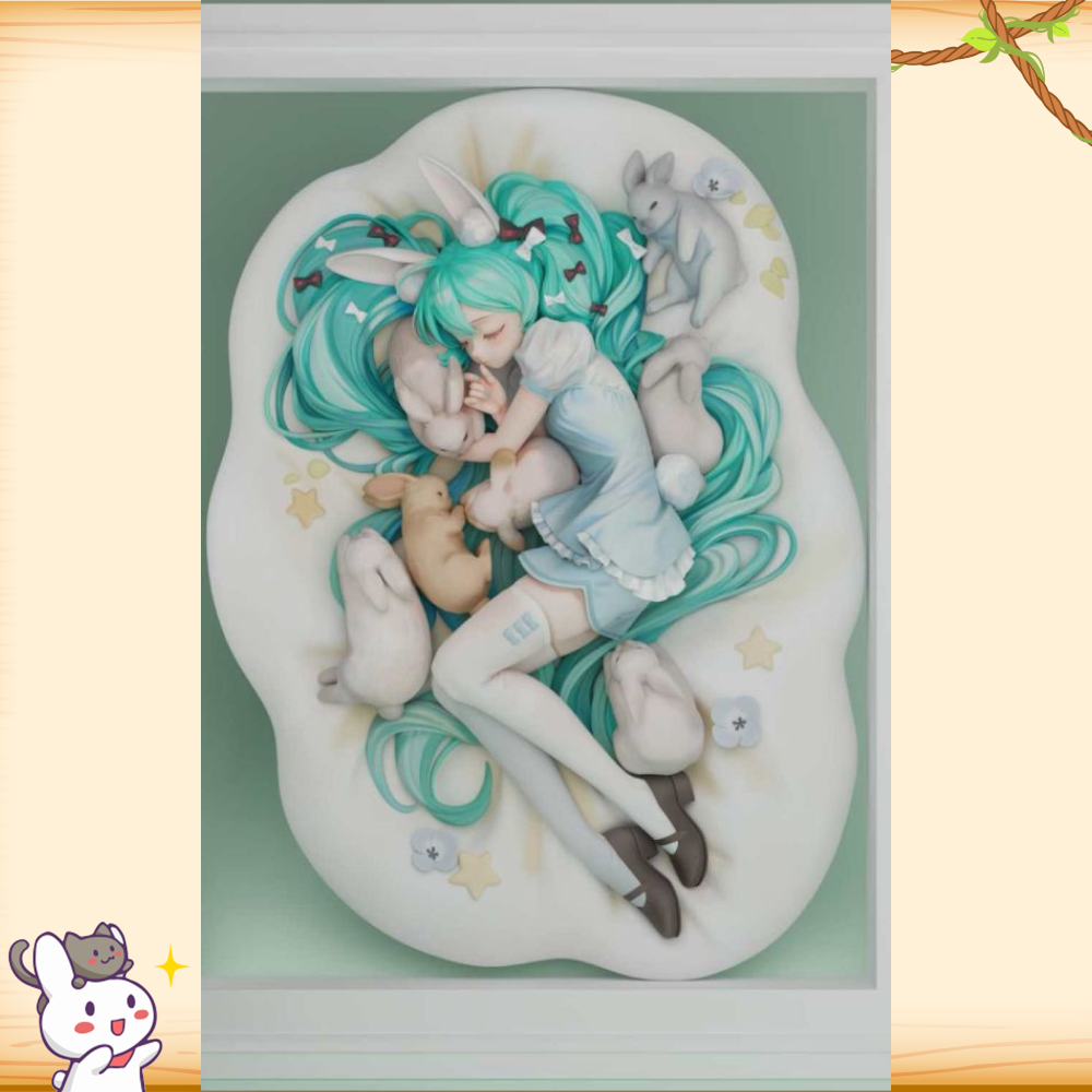 亮鏟塗裝工作室 > 初音未來 > 1/6 WF2025眠兔初音輪播圖