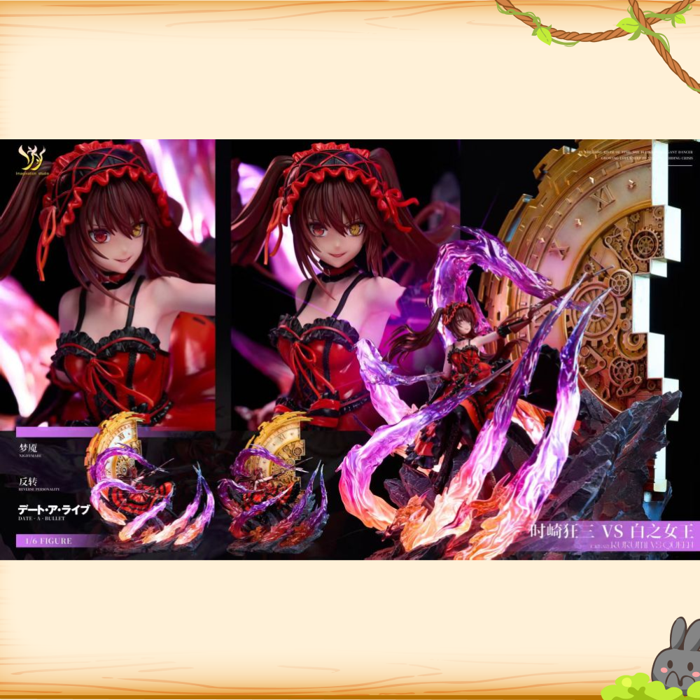 Imagination(YY) > 約會大作戰 > 1/6 時崎狂三vs白之女王 (雙版本)輪播圖