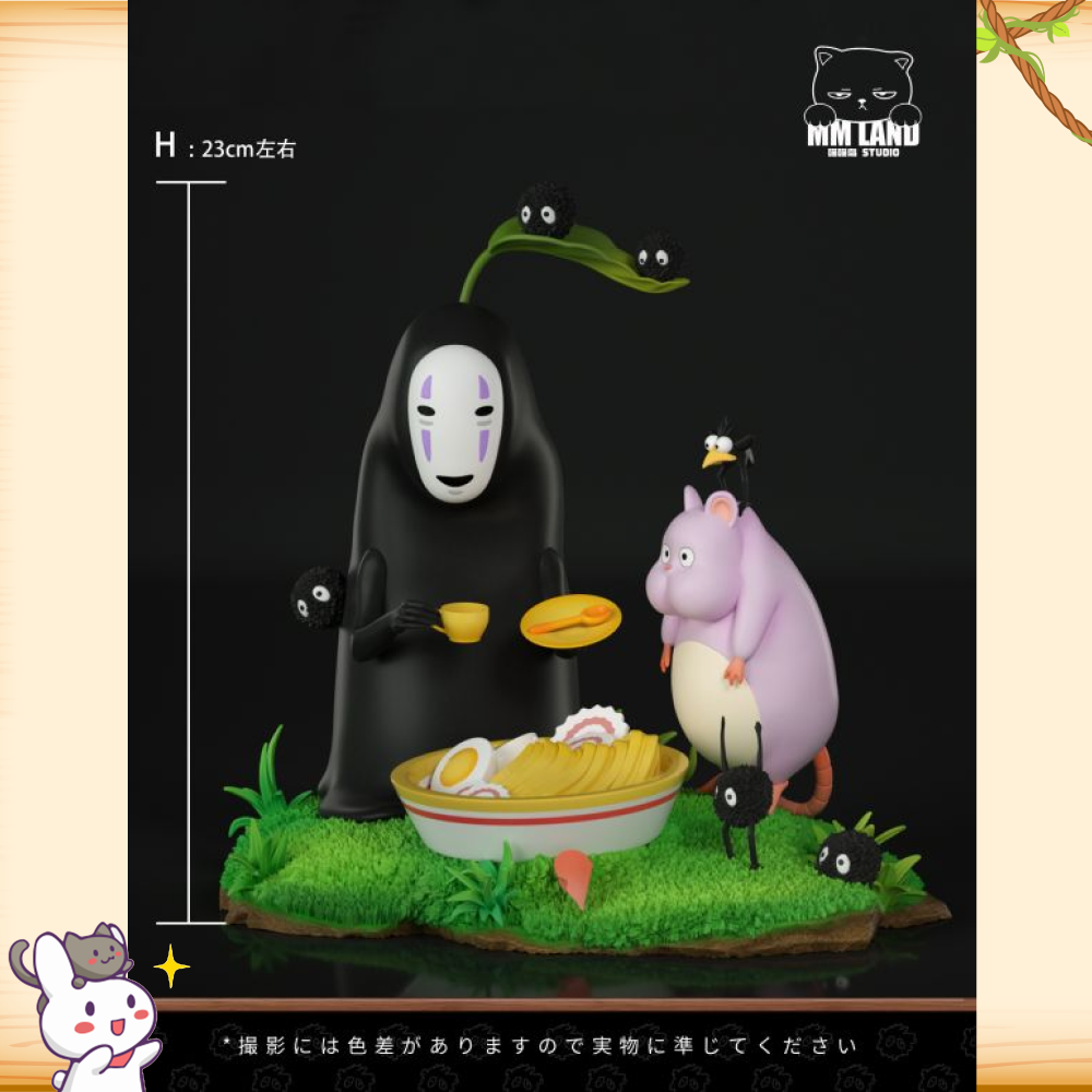 MMLAND喵喵島 > 宮崎駿 > 神隱少女 無臉男與坊寶寶野餐輪播圖