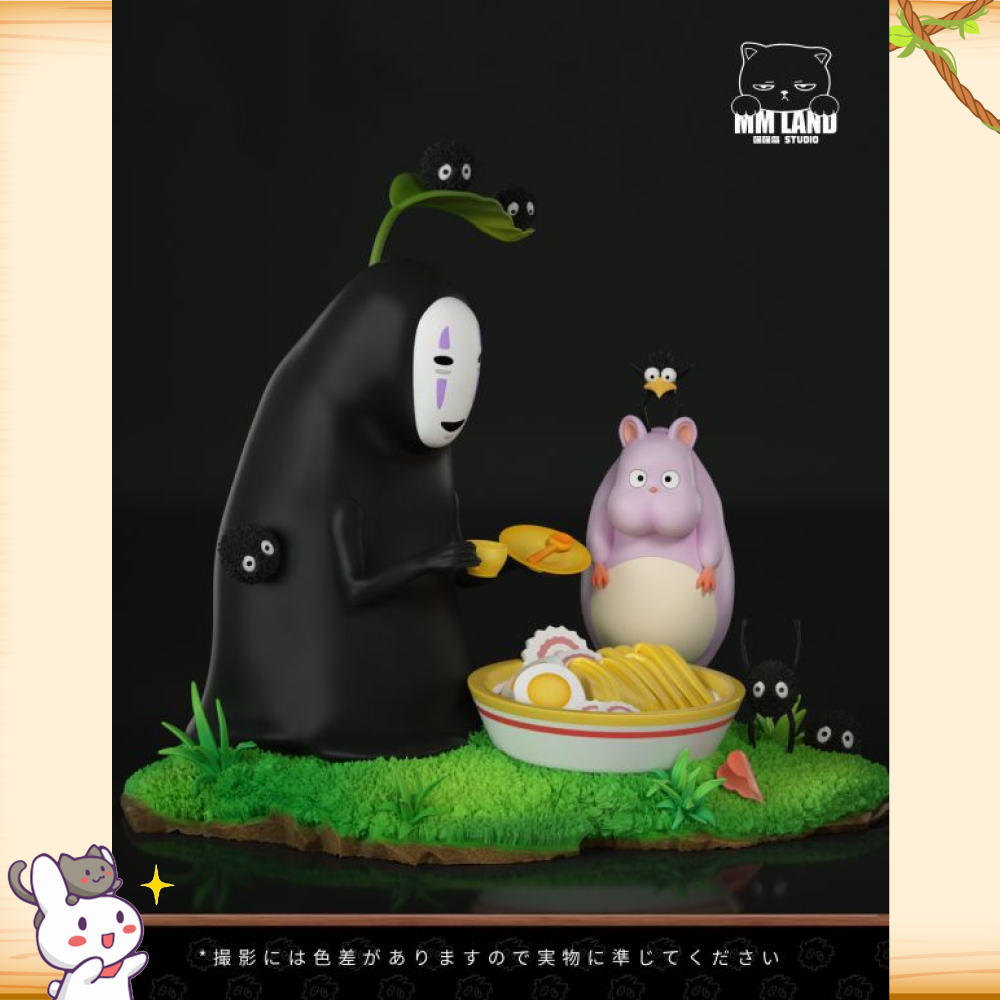 MMLAND喵喵島 > 宮崎駿 > 神隱少女 無臉男與坊寶寶野餐輪播圖