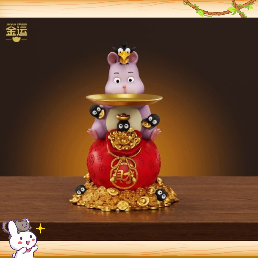 金運工作室 > 宮崎駿 > 神隱少女 托盤擺件 福袋坊寶寶輪播圖