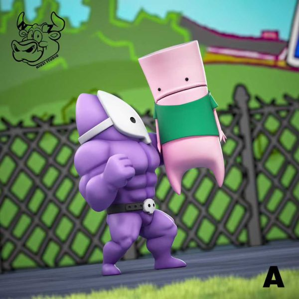 NIUZI牛子 > 紫色恐怖 > 狂扁小朋友 (雙版本)輪播圖