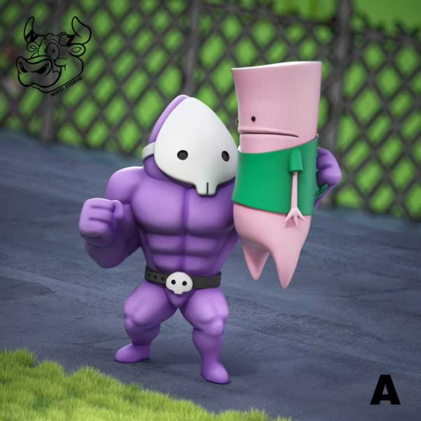 NIUZI牛子 > 紫色恐怖 > 狂扁小朋友 (雙版本)輪播圖