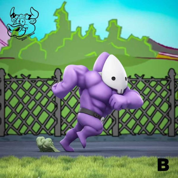 NIUZI牛子 > 紫色恐怖 > 狂扁小朋友 (雙版本)輪播圖