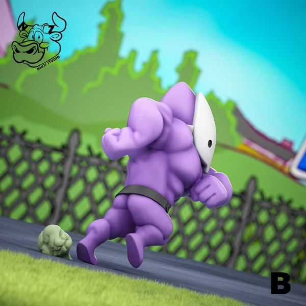 NIUZI牛子 > 紫色恐怖 > 狂扁小朋友 (雙版本)輪播圖