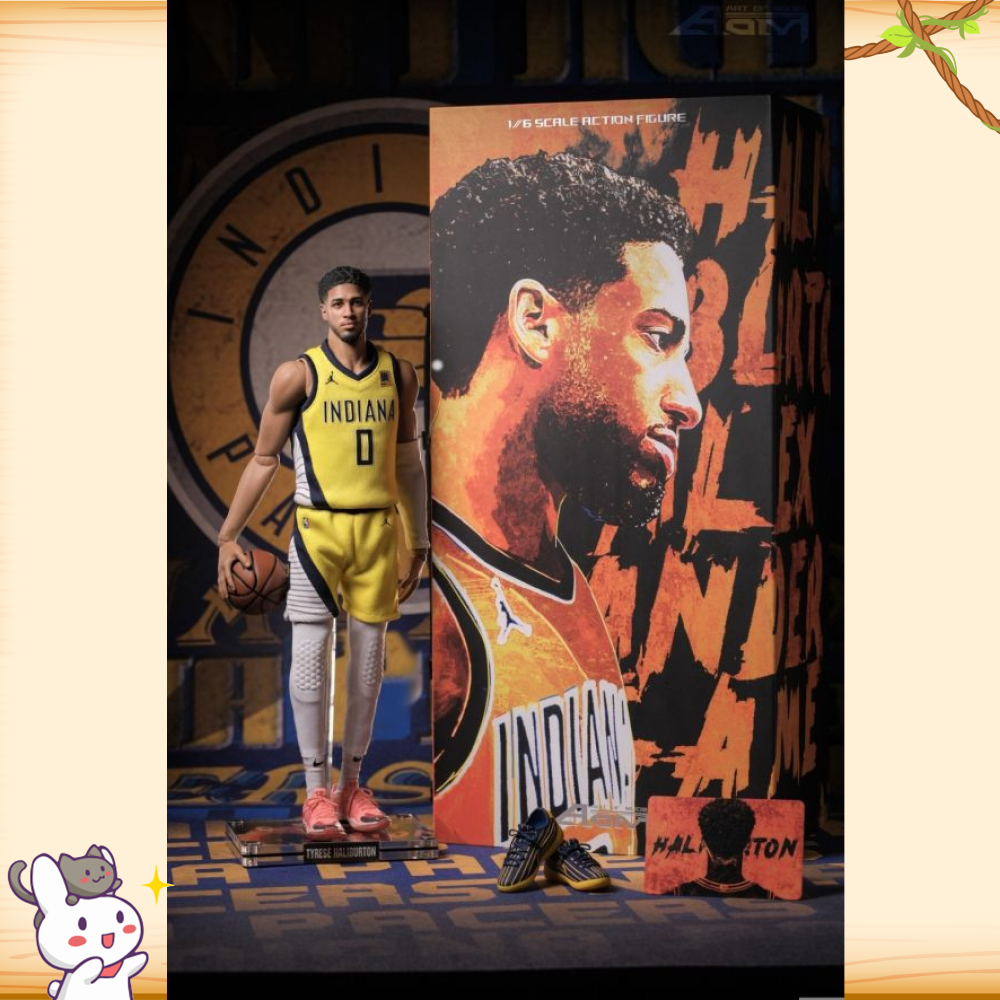 Aom > NBA > 1/6 總決賽套裝 泰里斯·哈利伯頓 (雙版本)