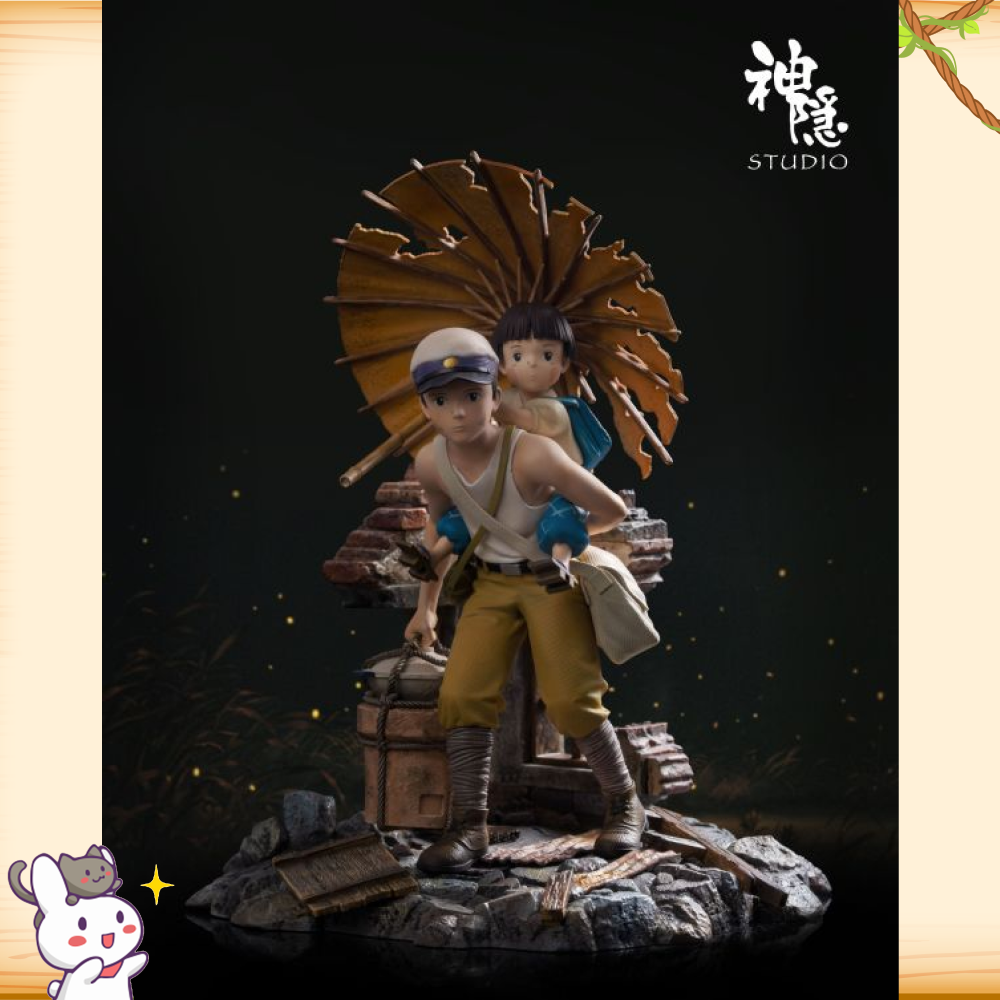 神隱工作室 > 宮崎駿 > 螢火蟲之墓 剪影瞬間系列 殘傘下的微光