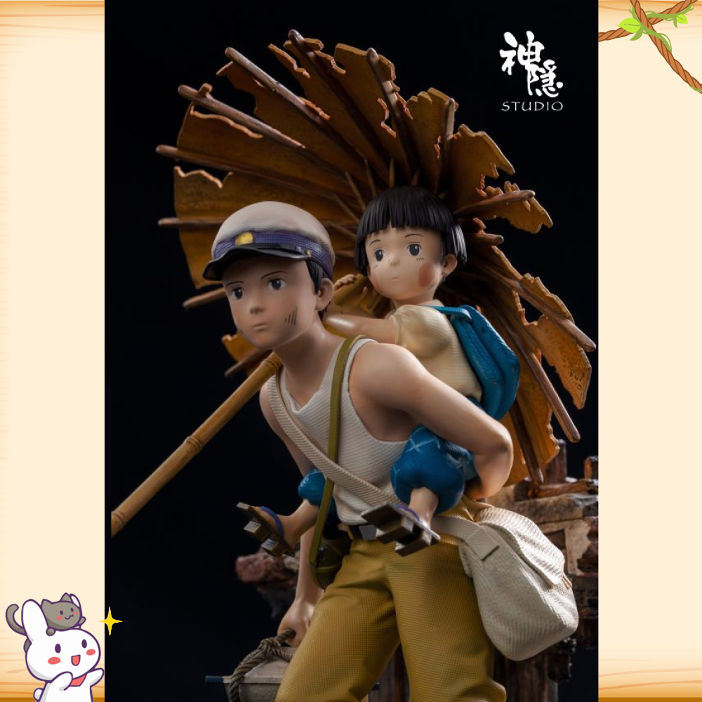 神隱工作室 > 宮崎駿 > 螢火蟲之墓 剪影瞬間系列 殘傘下的微光輪播圖