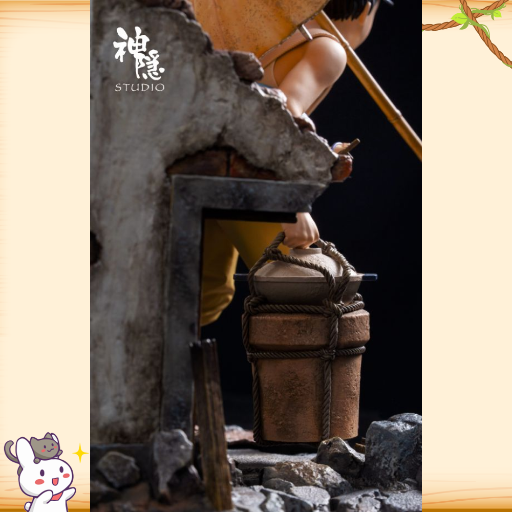 神隱工作室 > 宮崎駿 > 螢火蟲之墓 剪影瞬間系列 殘傘下的微光輪播圖