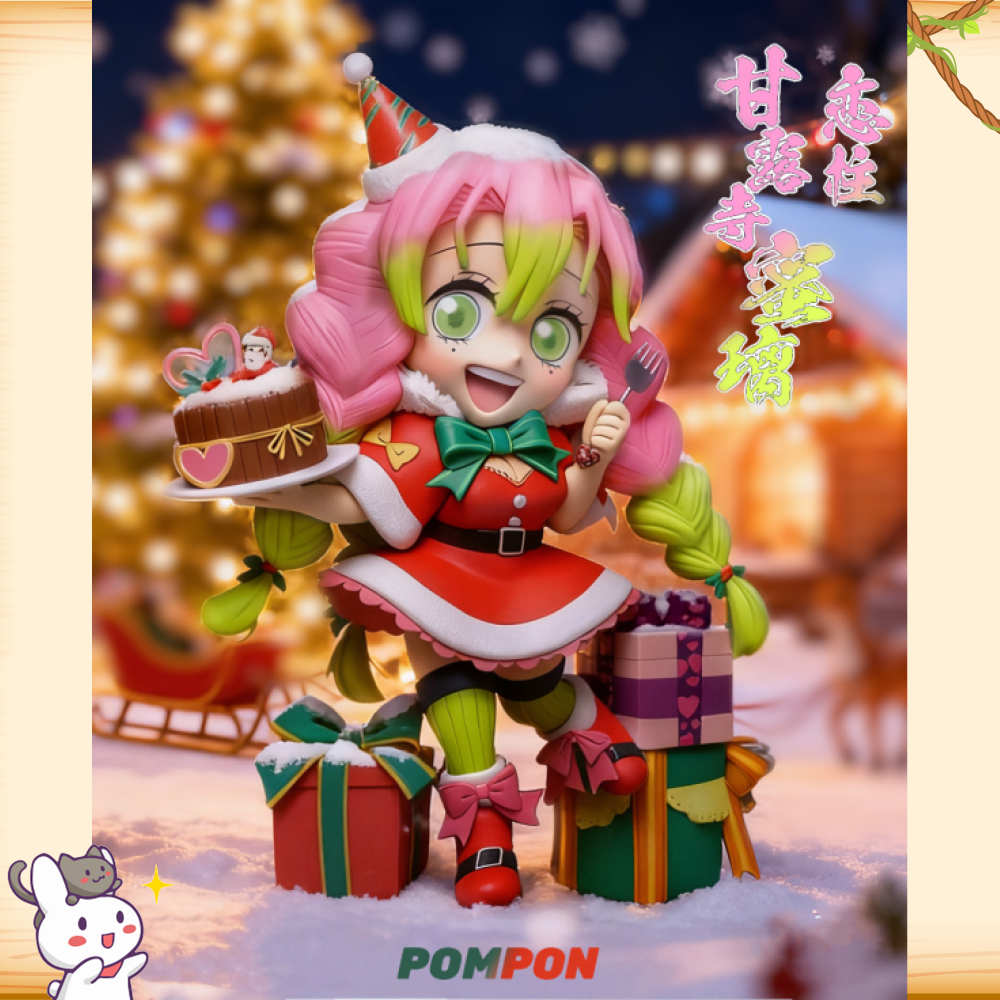 PomPon-Studio > 鬼滅之刃 > 蛇戀聖誕組 戀柱蜜璃 & 蛇柱小芭內輪播圖