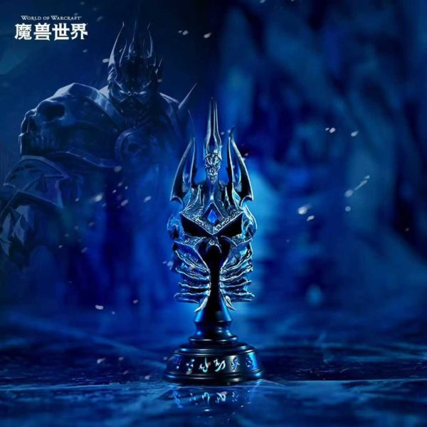 《正版授權》Blizzard暴雪 > 魔獸世界 > 桌面擺件 金屬覆刻統御之盔