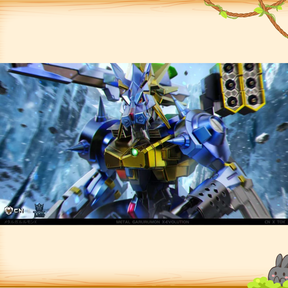 瘋巢-Studio & TOK > 數碼寶貝 > 鋼鐵加魯魯X抗體輪播圖