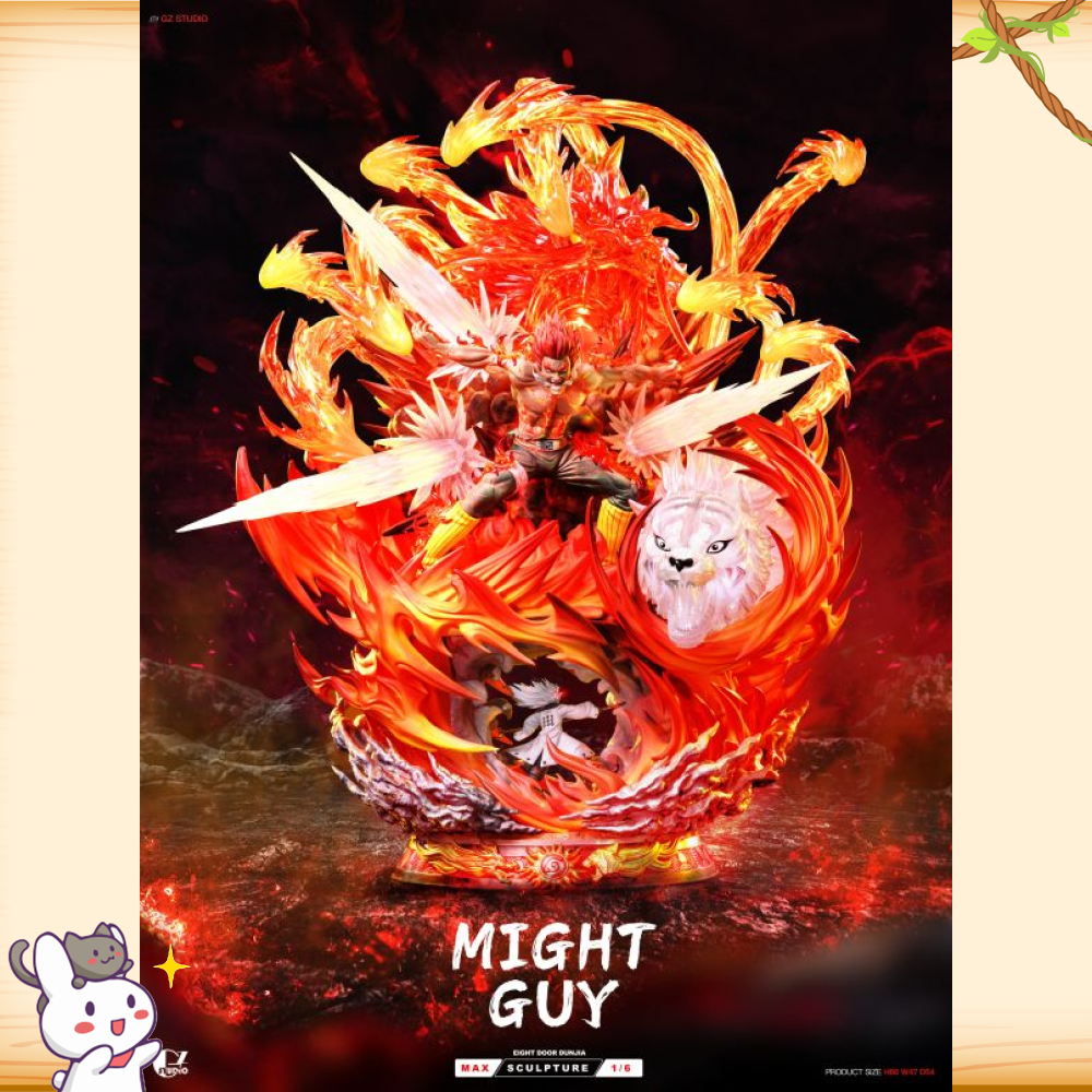 GZ工作室 > 火影忍者 > 1/6 八門遁甲 蒼藍猛獸 邁特·凱