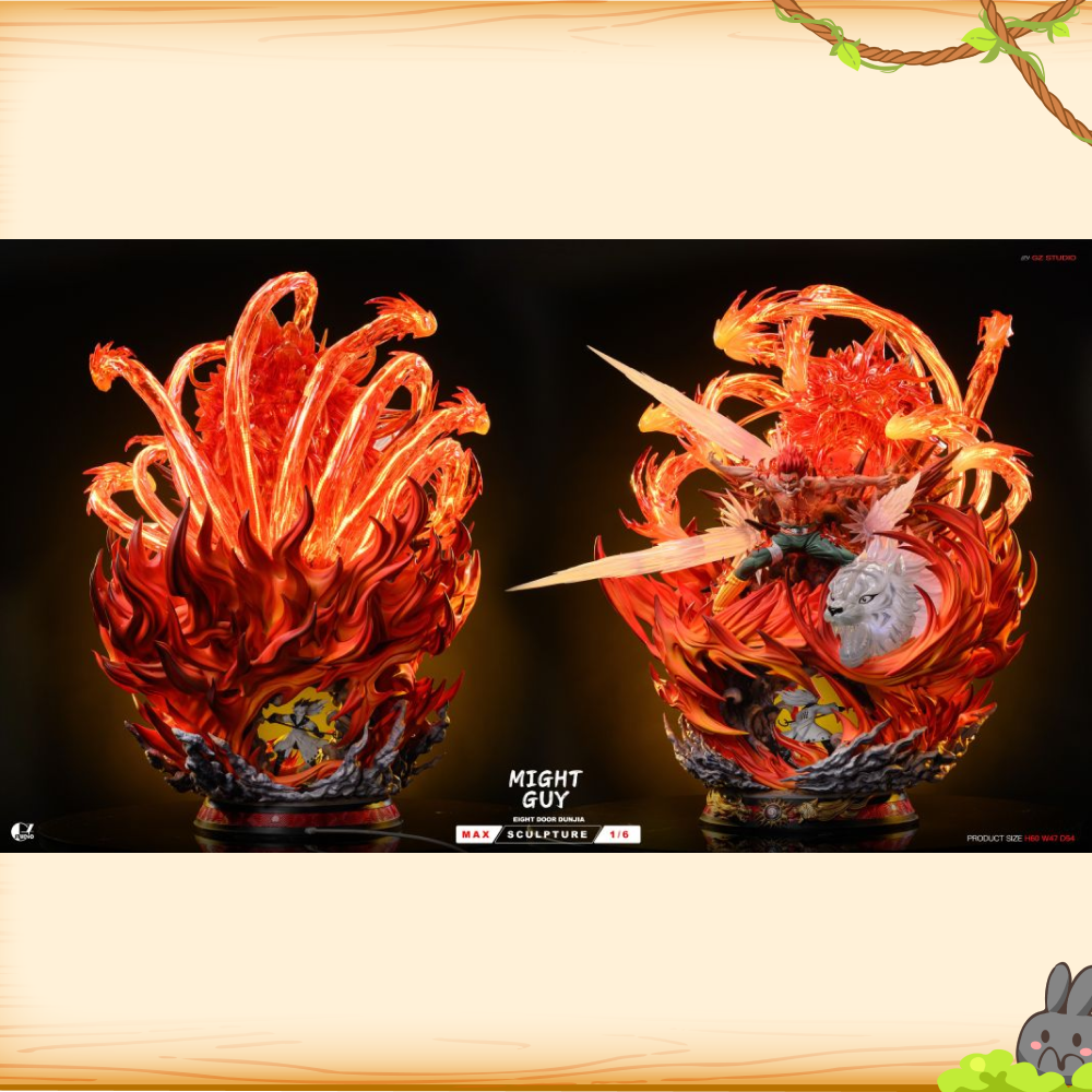 GZ工作室 > 火影忍者 > 1/6 八門遁甲 蒼藍猛獸 邁特·凱輪播圖