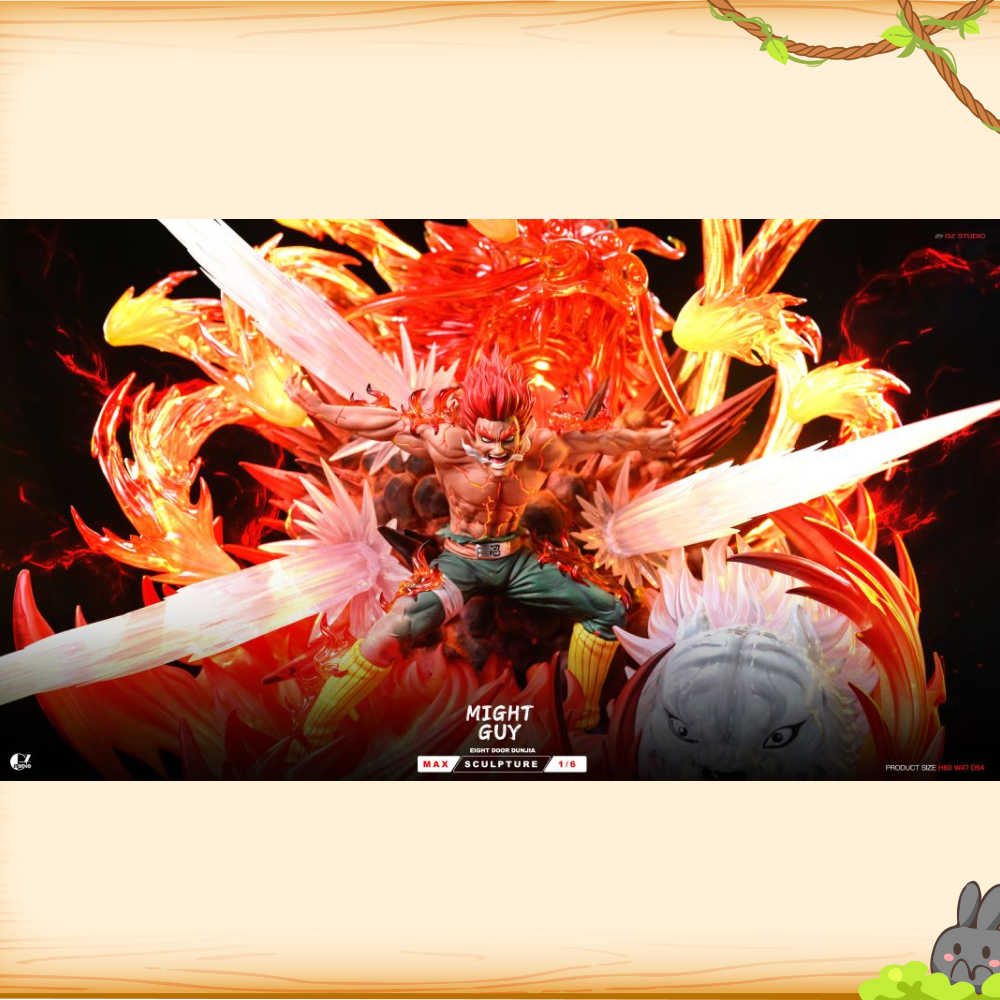 GZ工作室 > 火影忍者 > 1/6 八門遁甲 蒼藍猛獸 邁特·凱輪播圖