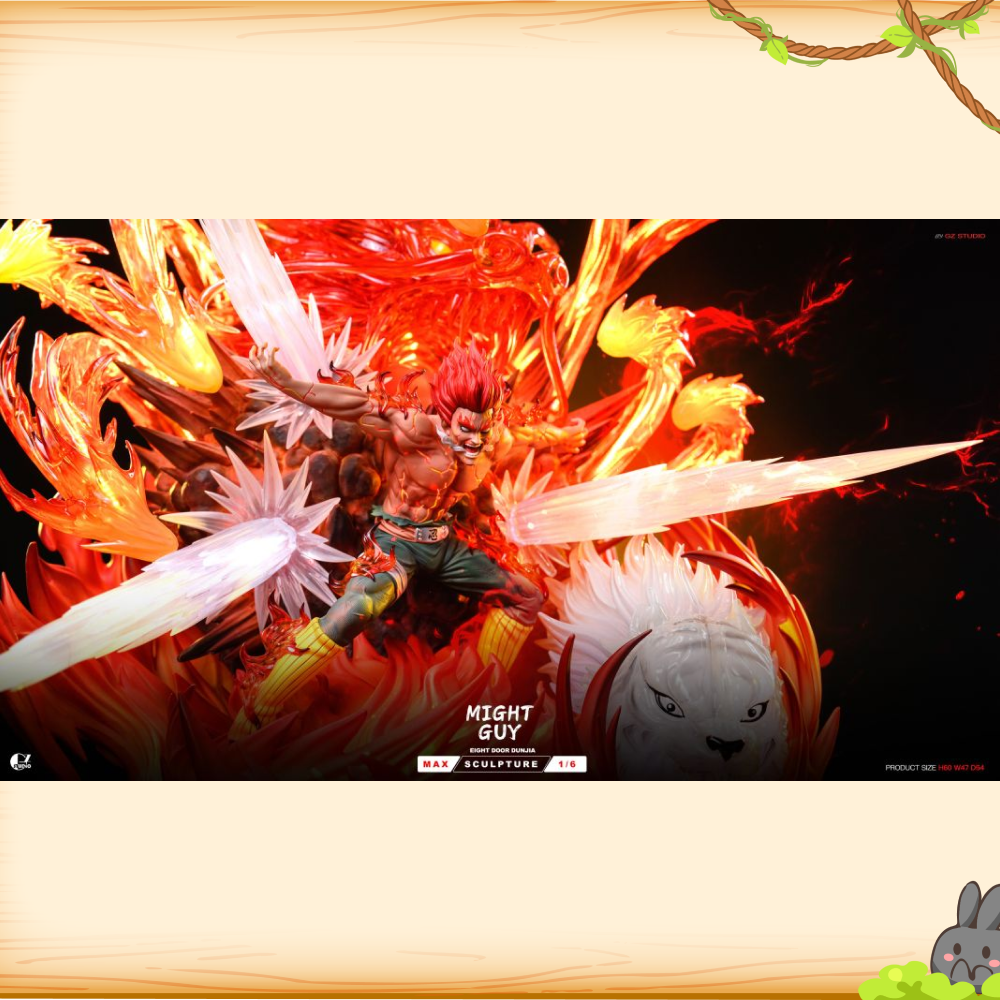 GZ工作室 > 火影忍者 > 1/6 八門遁甲 蒼藍猛獸 邁特·凱輪播圖