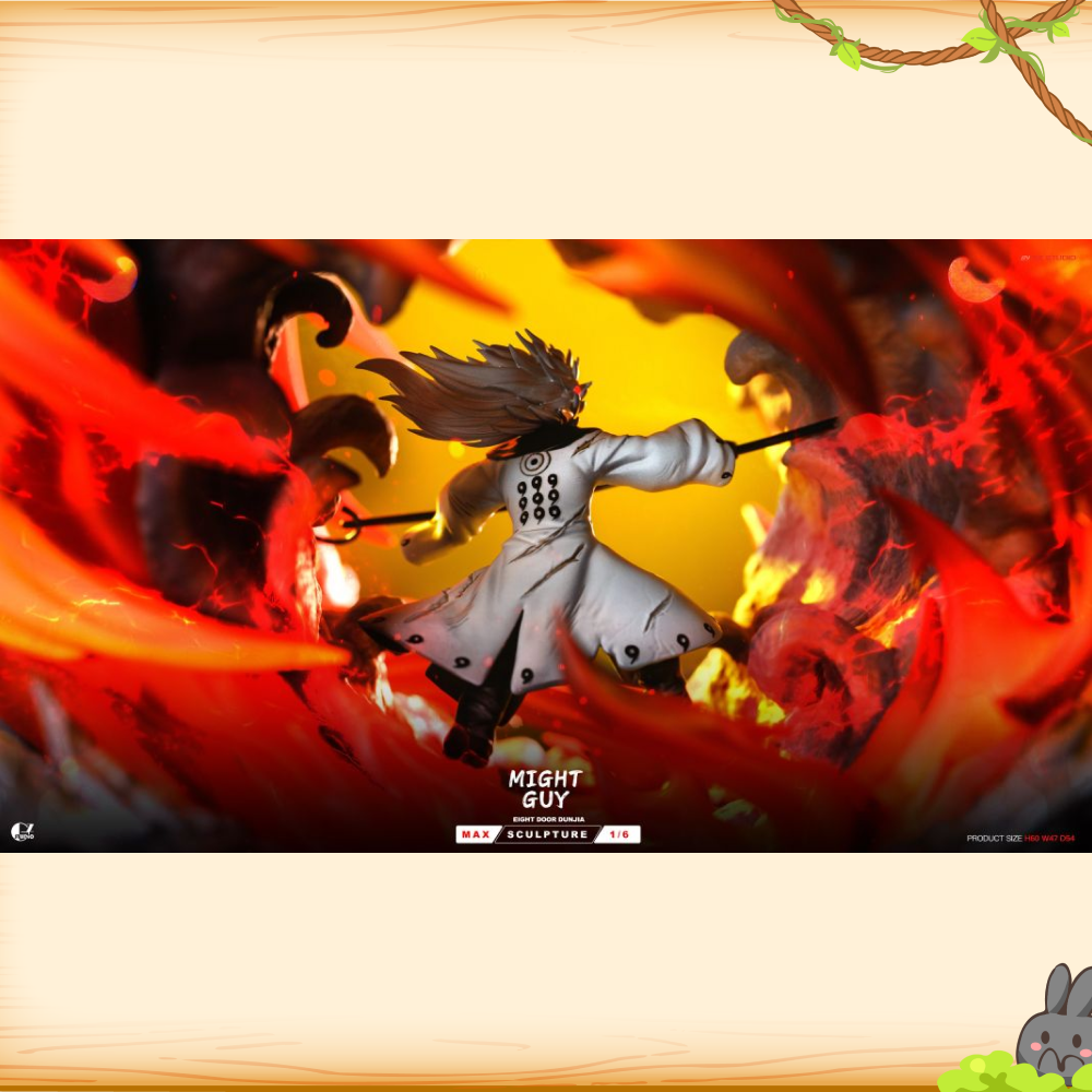 GZ工作室 > 火影忍者 > 1/6 八門遁甲 蒼藍猛獸 邁特·凱輪播圖