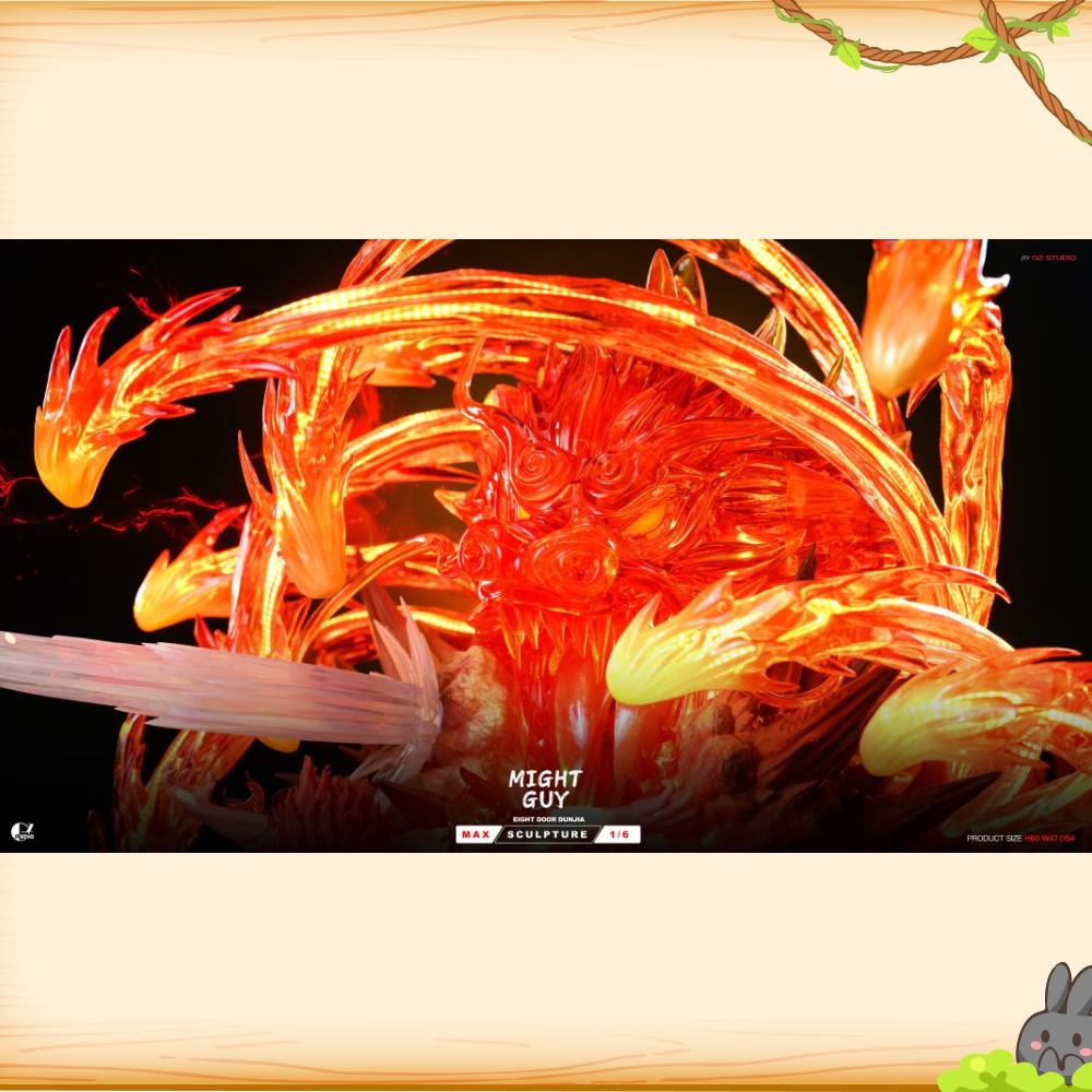 GZ工作室 > 火影忍者 > 1/6 八門遁甲 蒼藍猛獸 邁特·凱輪播圖