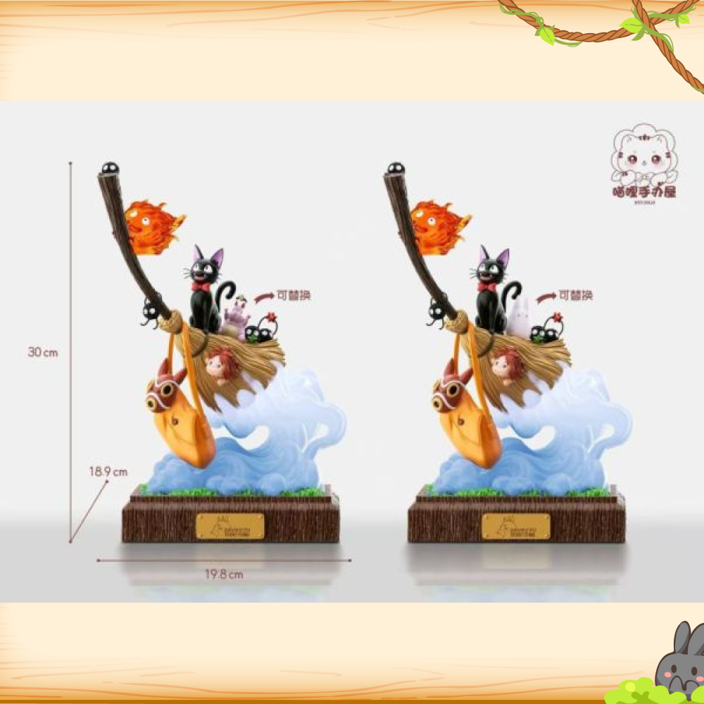 喵哩手辦屋 > 宮崎駿 > 全明星魔法掃帚 吉卜力同行輪播圖