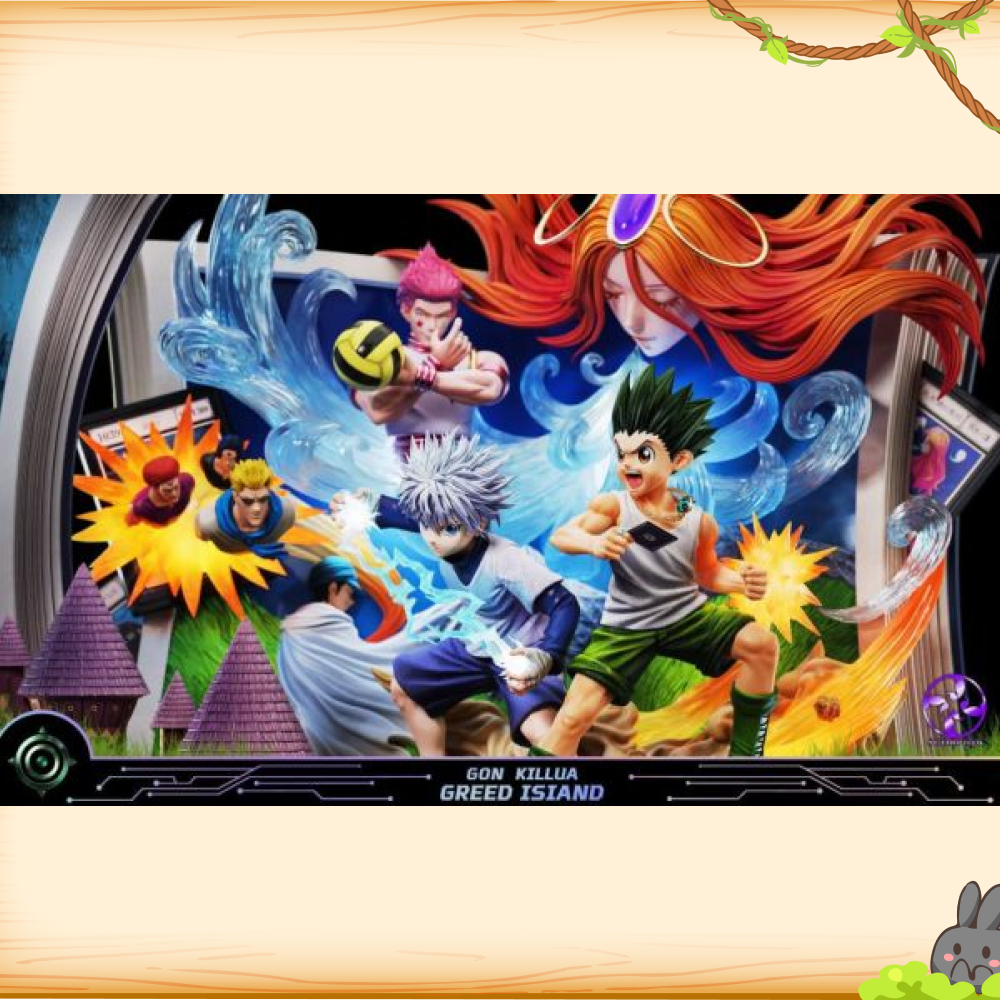 Scorpion赤蠍 > HUNTER×HUNTER全職獵人 > 貪婪之島篇 小傑&奇犽&伊妲&艾蓮娜&西索輪播圖