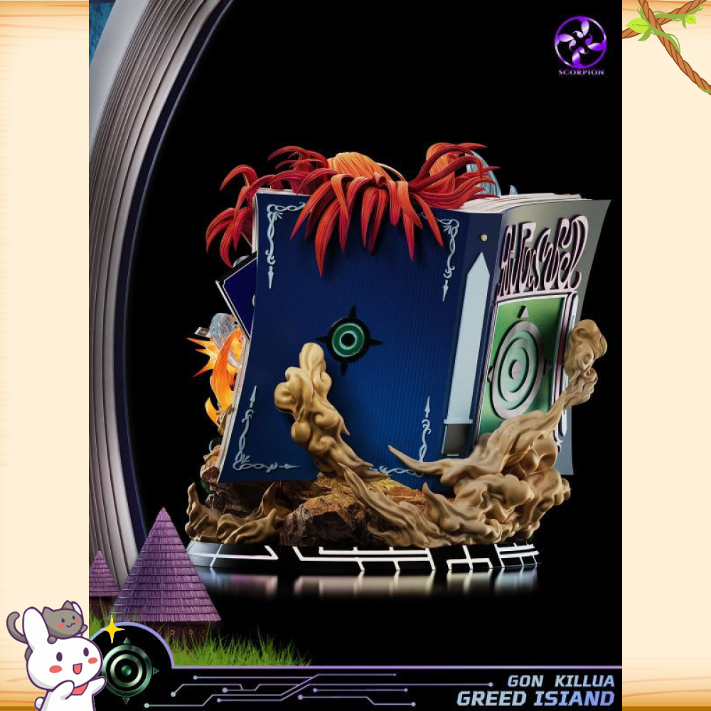 Scorpion赤蠍 > HUNTER×HUNTER全職獵人 > 貪婪之島篇 小傑&奇犽&伊妲&艾蓮娜&西索輪播圖